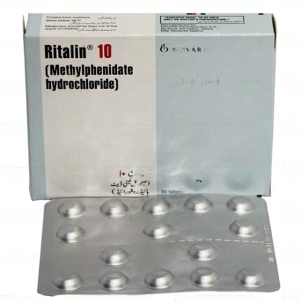 Ritalin 10mg 30's Tablet